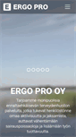 Mobile Screenshot of ergopro.fi